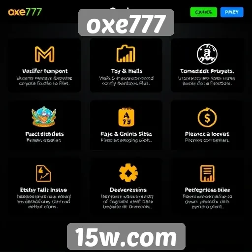 Análise das funcionalidades do site oxe777